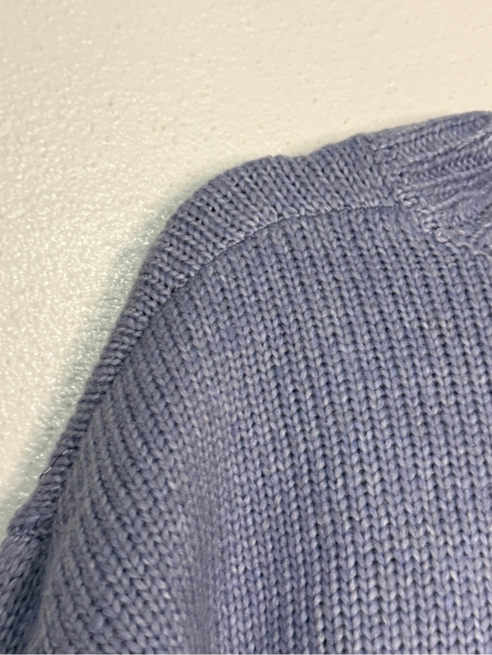 Olive + Oak Cozy V-Neck Button Cardigan Sweater - Heather Blue. Sz M. NWT. - Picture 8 of 10